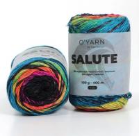 SALUTE цвет 1001 Состав: 75% меринос superwash 25% нейлон Метраж/вес мотка: 400м/100 гр