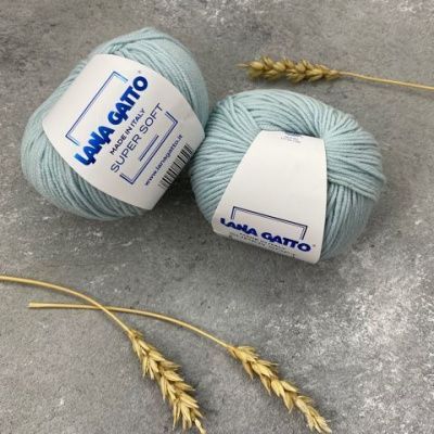 Lana Gatto Super Soft  A4310 TURCHESE 100% меринос экстрафайн 50 г/125 м